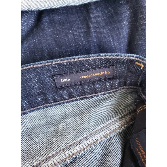 Citizens of Humanity Dani Cropped Straight Leg Denim Jeans 26 - Picture 8 of 11
